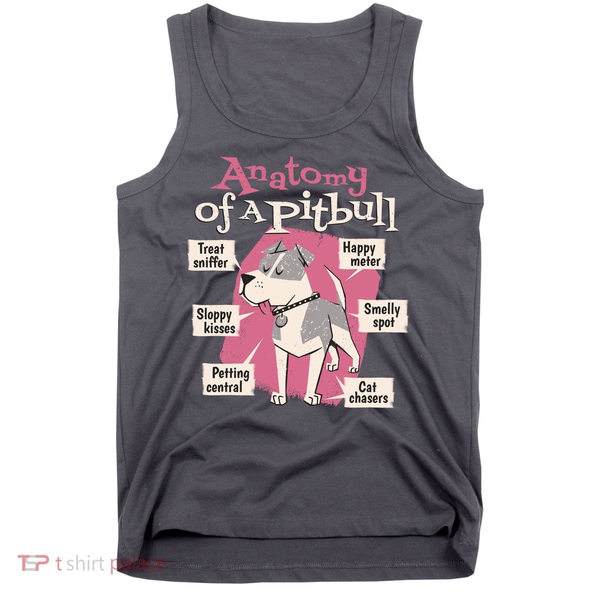 Anatomy Of A Pitbull Cute Gift Tank Top