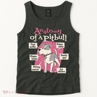 Anatomy Of A Pitbull Cute Gift Tank Top thumb 2