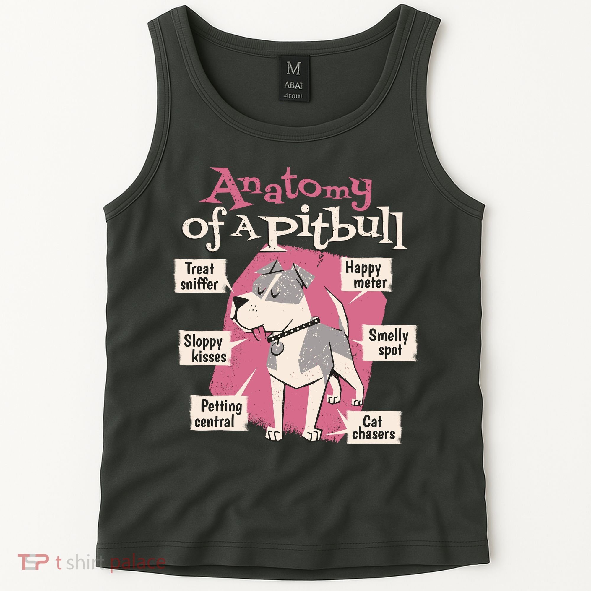 Anatomy Of A Pitbull Cute Gift Tank Top
