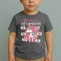 Anatomy Of A Pitbull Cute Gift Toddler T-Shirt thumb 2