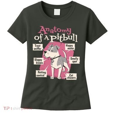 Anatomy Of A Pitbull Cute Gift Women's T-Shirt