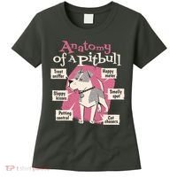 Anatomy Of A Pitbull Cute Gift Women's T-Shirt thumb 0
