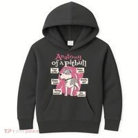 Anatomy Of A Pitbull Cute Gift Kids Hoodie thumb 0