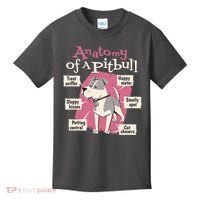 Anatomy Of A Pitbull Cute Gift Kids T-Shirt thumb 0