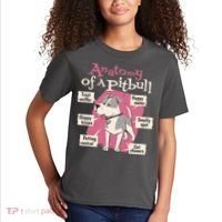 Anatomy Of A Pitbull Cute Gift Kids T-Shirt thumb 2