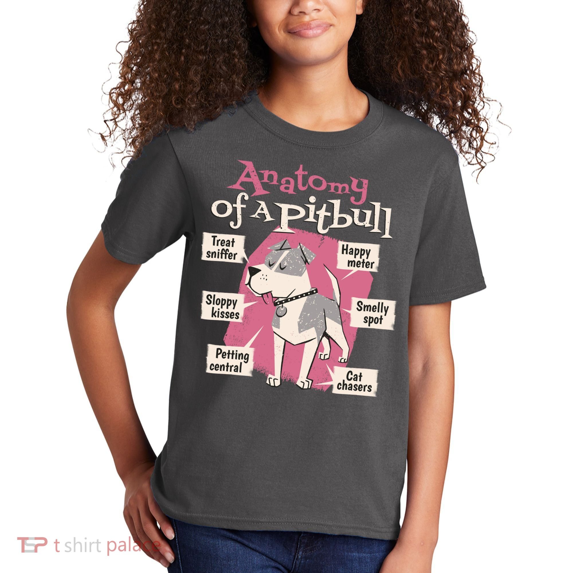 Anatomy Of A Pitbull Cute Gift Kids T-Shirt
