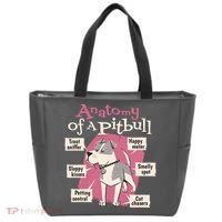 Anatomy Of A Pitbull Cute Gift Tote Bag thumb 0