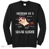 Anatomy Of A Sugar Glider Funny Cute Sugar Glider Gift Sweatshirt thumb 0