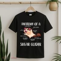 Anatomy Of A Sugar Glider Funny Cute Sugar Glider Gift T-Shirt thumb 2