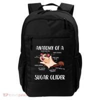 Anatomy Of A Sugar Glider Funny Cute Sugar Glider Gift Backpack thumb 0