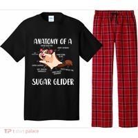 Anatomy Of A Sugar Glider Funny Cute Sugar Glider Gift Pajama Set thumb 0