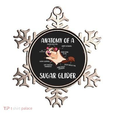 Anatomy Of A Sugar Glider Funny Cute Sugar Glider Gift Ornament