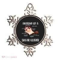 Anatomy Of A Sugar Glider Funny Cute Sugar Glider Gift Ornament thumb 0