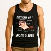 Anatomy Of A Sugar Glider Funny Cute Sugar Glider Gift Tank Top thumb 3