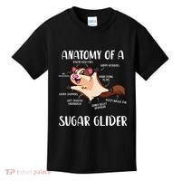 Anatomy Of A Sugar Glider Funny Cute Sugar Glider Gift Kids T-Shirt thumb 0