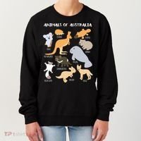 Animals Of Australia Australian Animal Educational Gift Women's Sweatshirt thumb 0