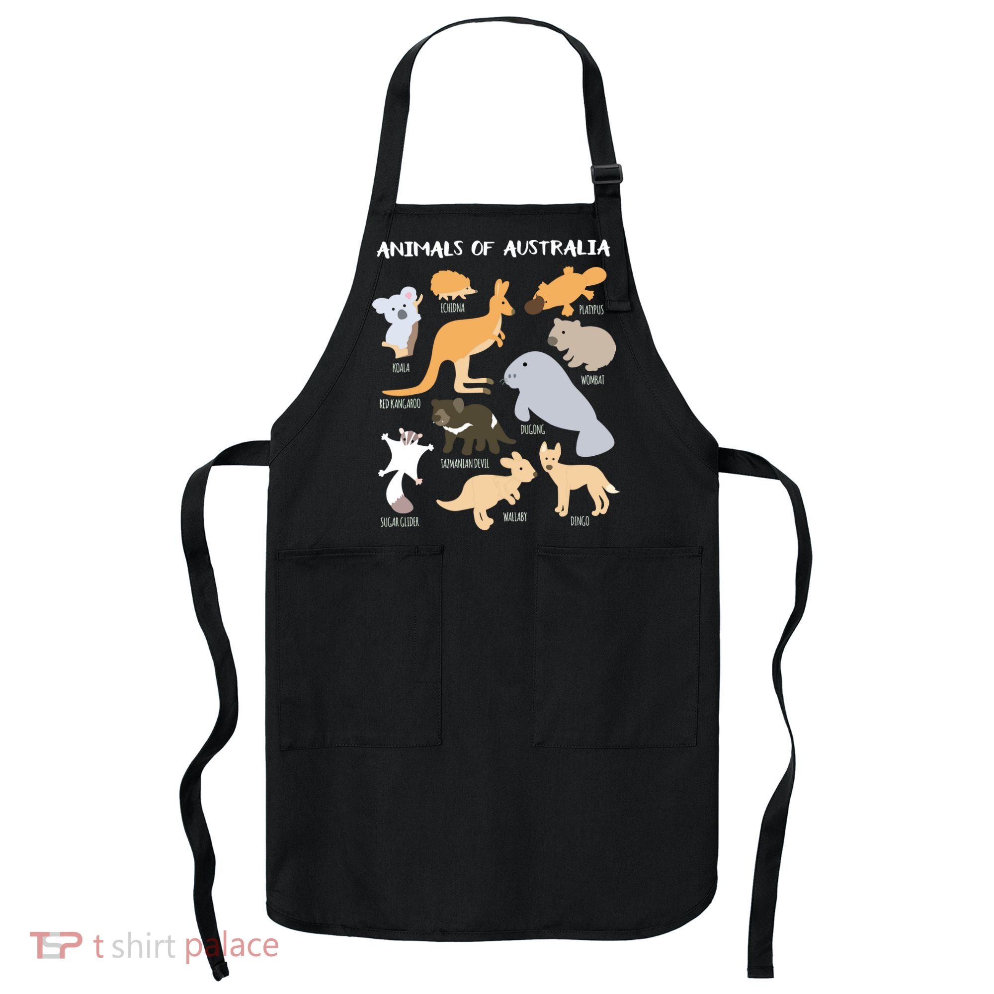 Animals Of Australia Australian Animal Educational Gift Apron