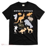 Animals Of Australia Australian Animal Educational Gift T-Shirt thumb 0