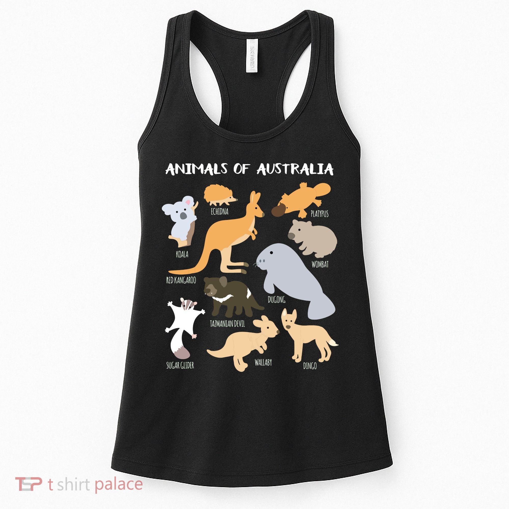 Animals Of Australia Australian Animal Educational Gift Women's Tank Top