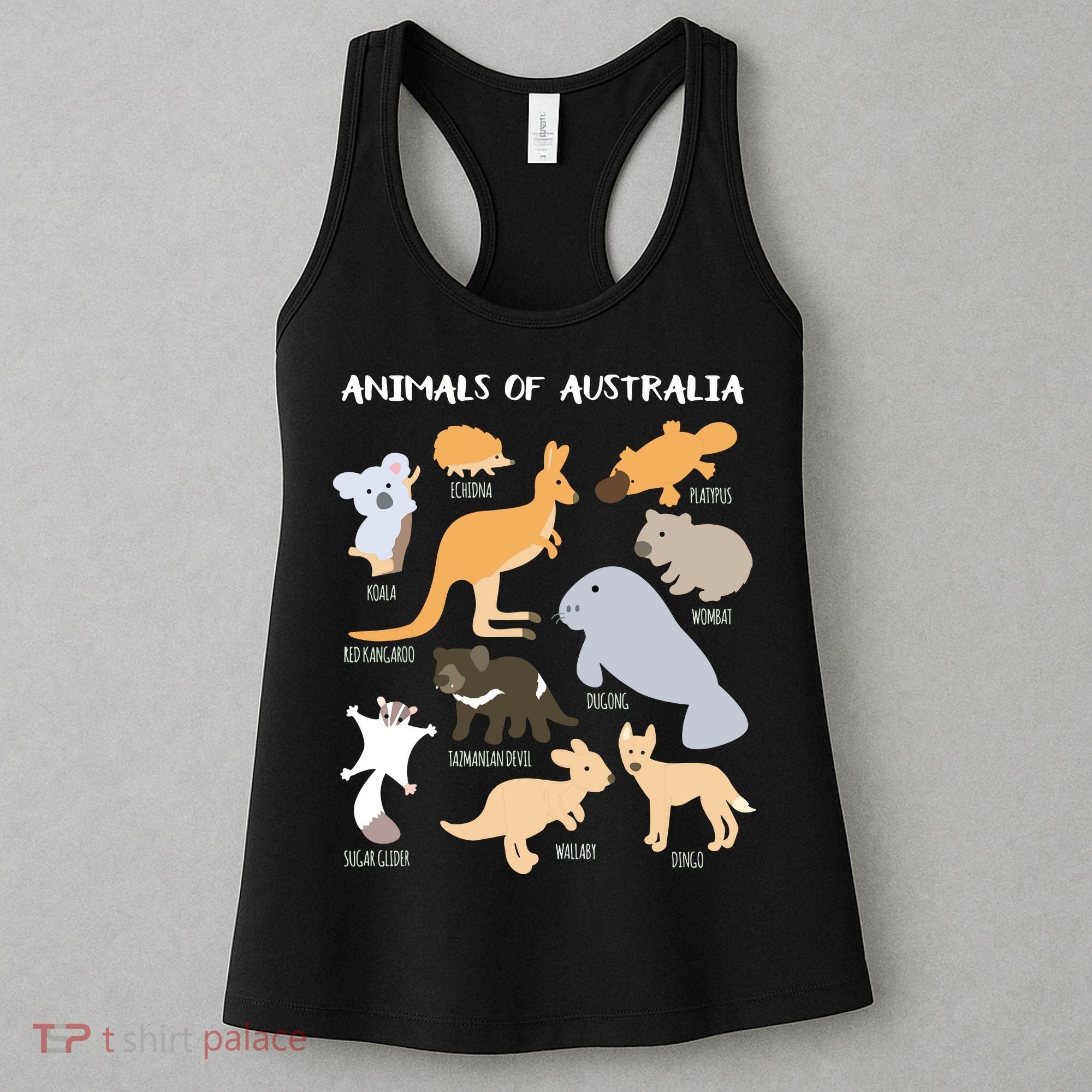 Animals Of Australia Australian Animal Educational Gift Women's Tank Top