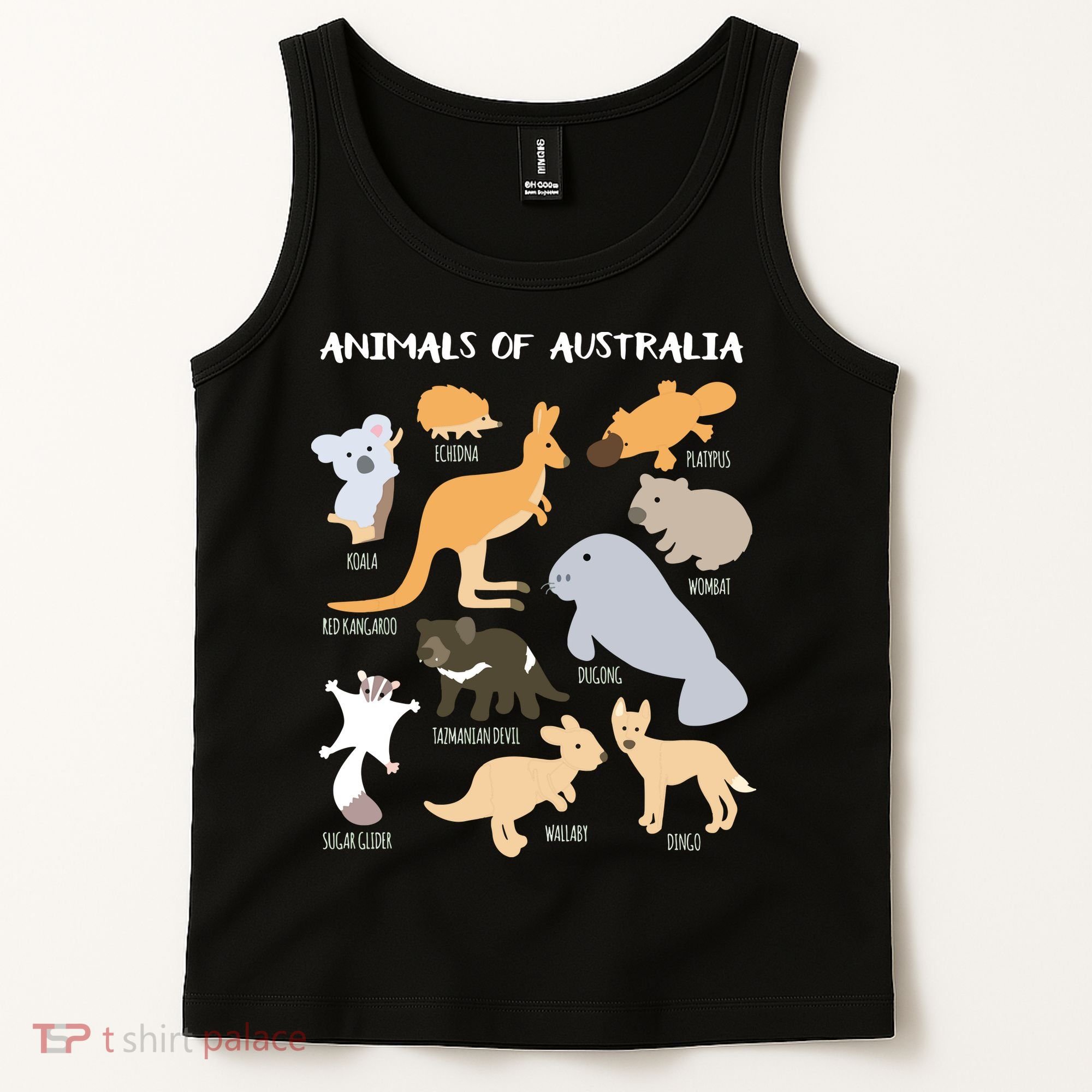 Animals Of Australia Australian Animal Educational Gift Tank Top