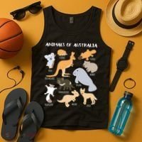 Animals Of Australia Australian Animal Educational Gift Tank Top thumb 4