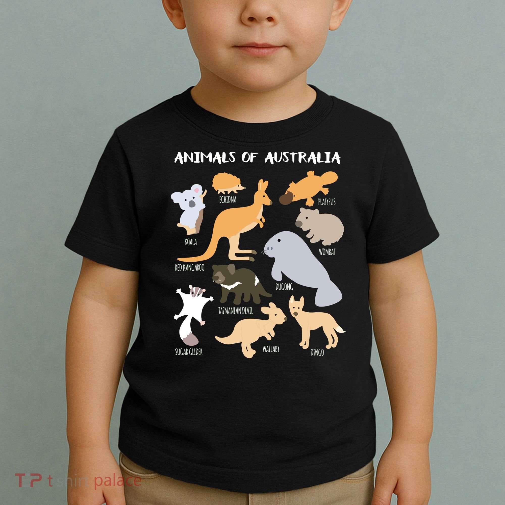 Animals Of Australia Australian Animal Educational Gift Toddler T-Shirt