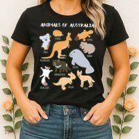 Animals Of Australia Australian Animal Educational Gift Women's T-Shirt thumb 2