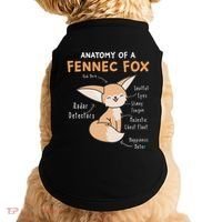Anatomy Of A Fennec Fox Cute Fox Lover Gift Fennec Fox Doggie Tank thumb 0