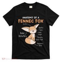 Anatomy Of A Fennec Fox Cute Fox Lover Gift Fennec Fox T-Shirt thumb 0