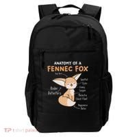 Anatomy Of A Fennec Fox Cute Fox Lover Gift Fennec Fox Backpack thumb 0