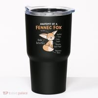 Anatomy Of A Fennec Fox Cute Fox Lover Gift Fennec Fox Tumbler thumb 0