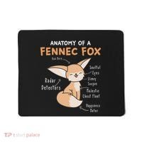 Anatomy Of A Fennec Fox Cute Fox Lover Gift Fennec Fox Mousepad thumb 0