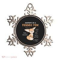 Anatomy Of A Fennec Fox Cute Fox Lover Gift Fennec Fox Ornament thumb 0