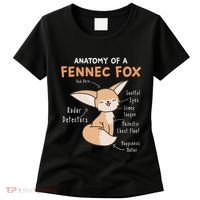 Anatomy Of A Fennec Fox Cute Fox Lover Gift Fennec Fox Women's T-Shirt thumb 0