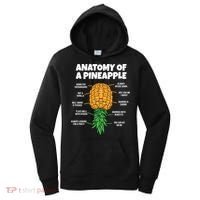 Anatomy Of A Pineapple Swinger Funny Upside Down Pineapple Great Gift Women's Hoodie thumb 0