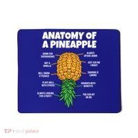 Anatomy Of A Pineapple Swinger Funny Upside Down Pineapple Great Gift Mousepad thumb 0