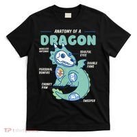 Anatomy Of A Dragon, Funny Dragon Shirt Boys T-Shirt thumb 0