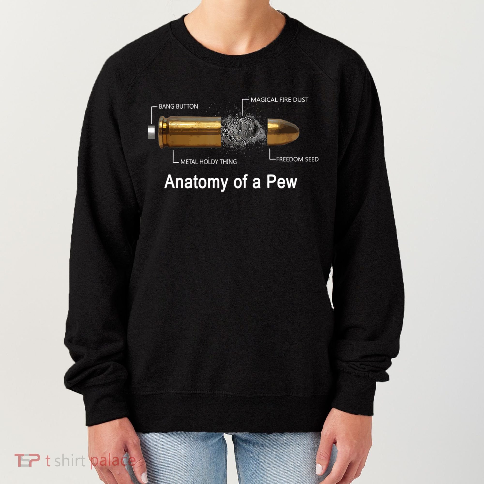 Anatomy Of A Pew Labeled Gift Women's Sweatshirt