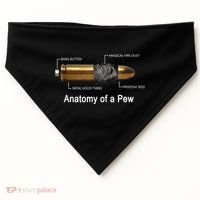 Anatomy Of A Pew Labeled Gift USA-Made Doggie Bandana thumb 0