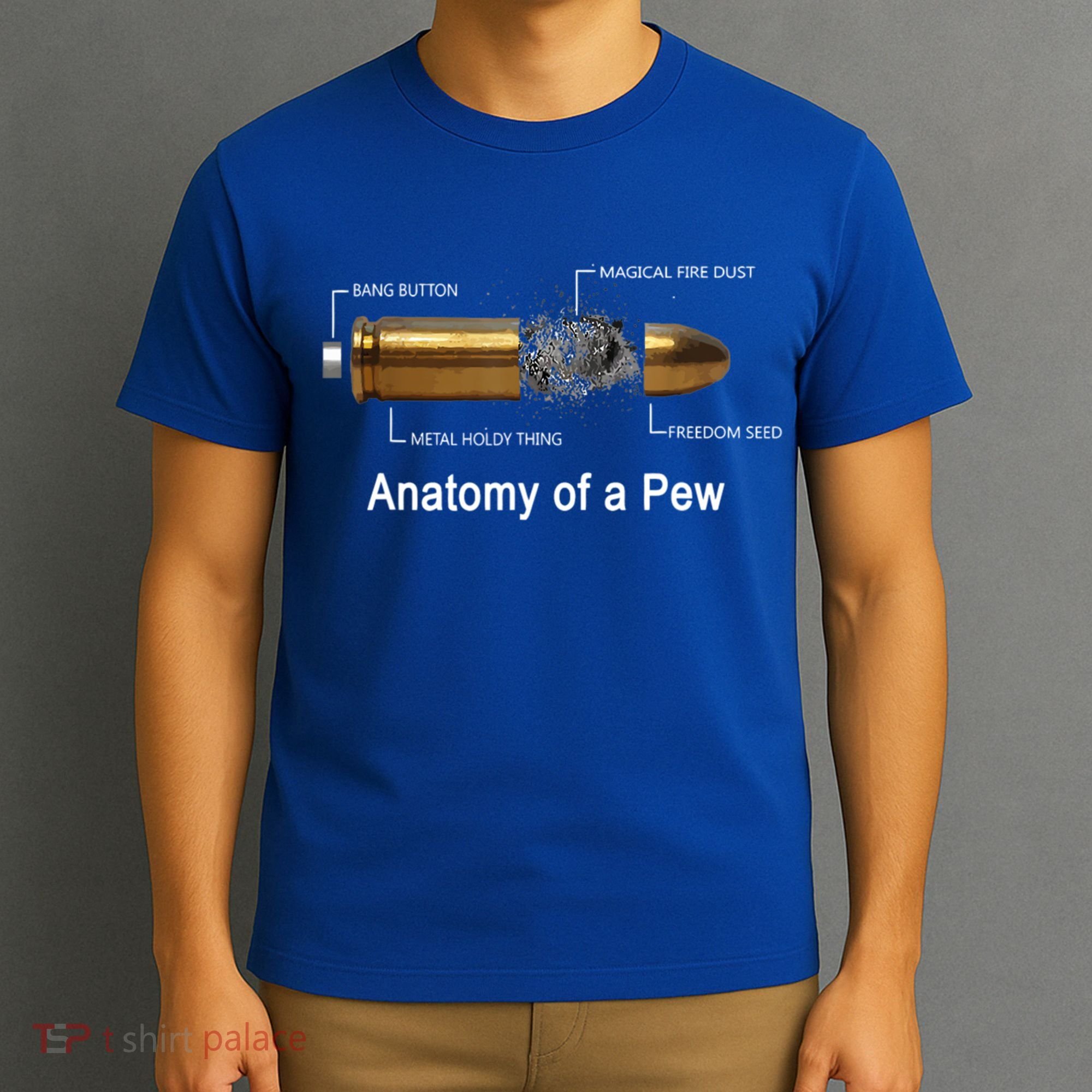 Anatomy Of A Pew Labeled Gift T-Shirt