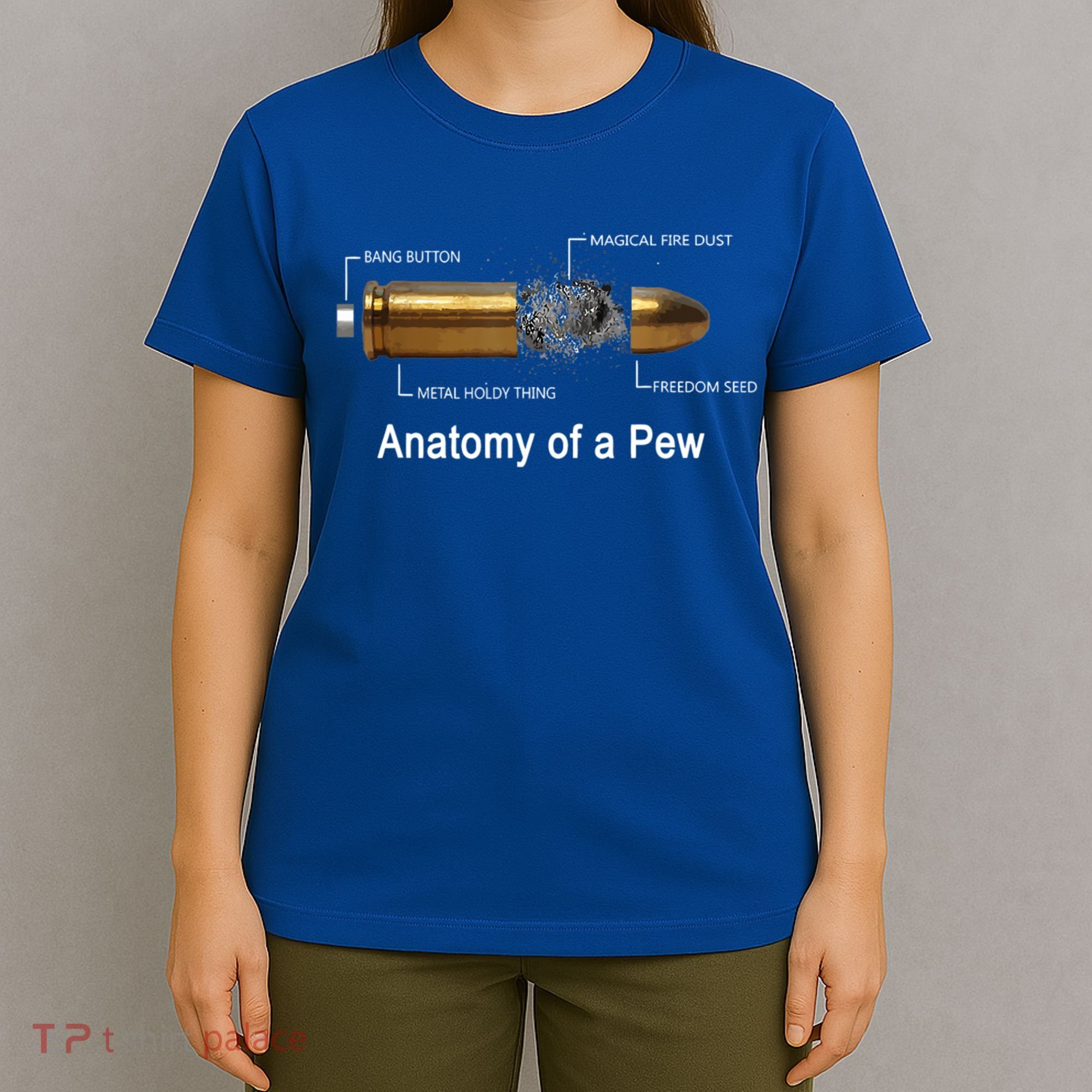 Anatomy Of A Pew Labeled Gift T-Shirt
