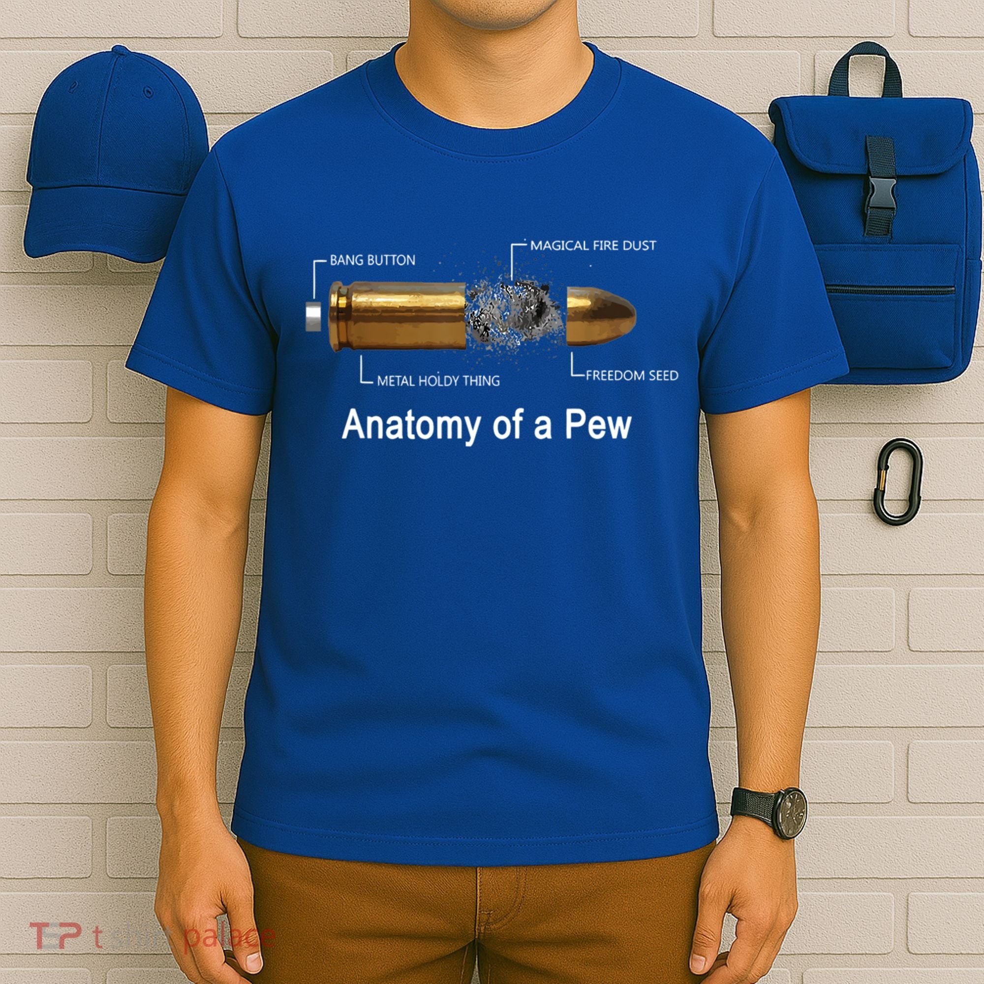 Anatomy Of A Pew Labeled Gift T-Shirt
