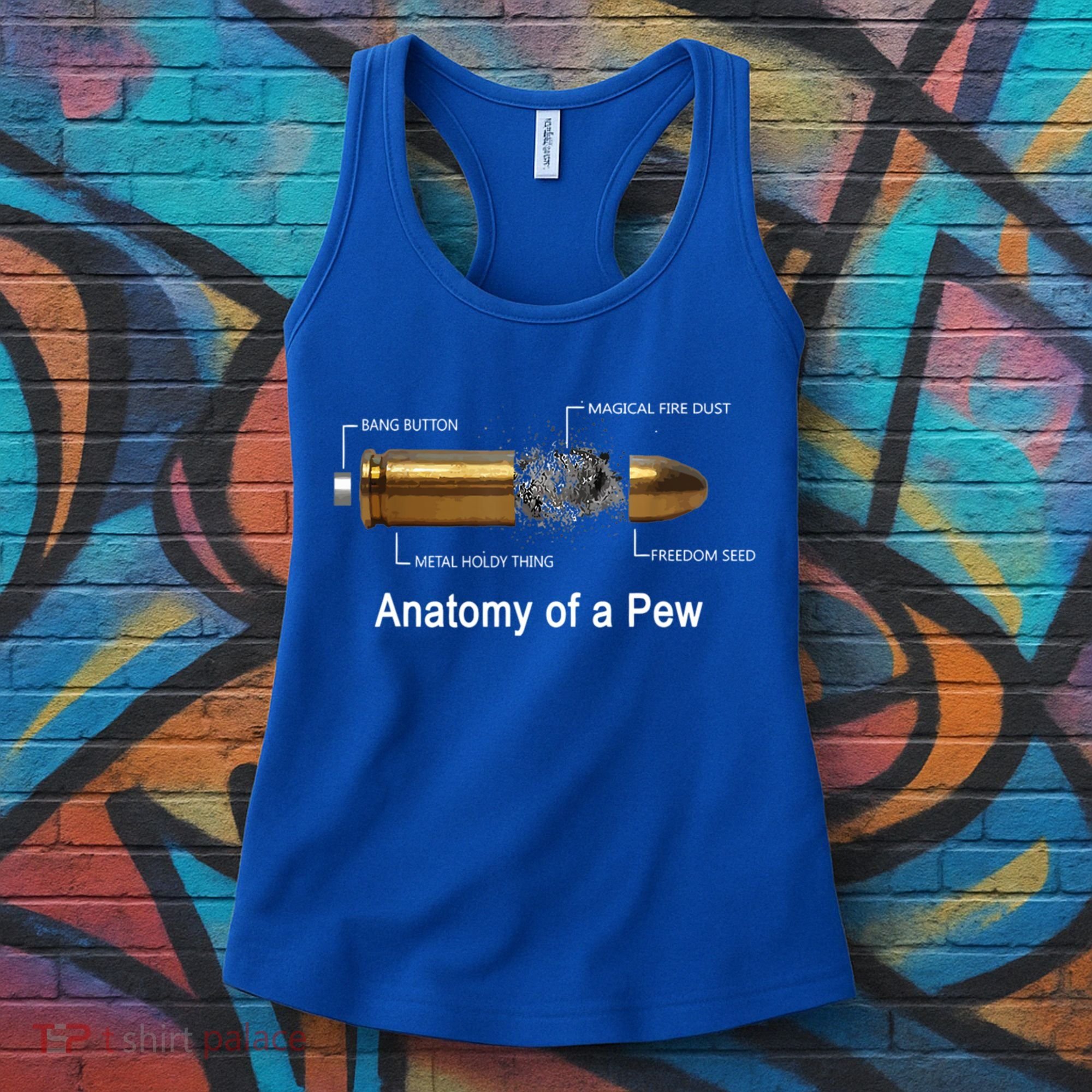Anatomy Of A Pew Labeled Gift Women's Tank Top