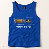 Anatomy Of A Pew Labeled Gift Tank Top thumb 2