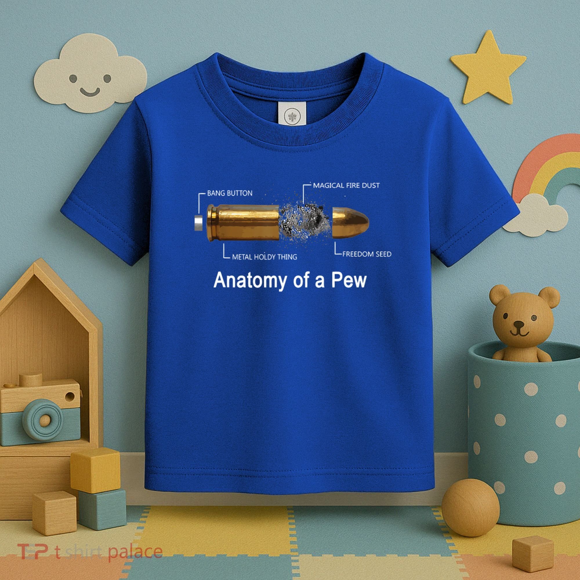 Anatomy Of A Pew Labeled Gift Toddler T-Shirt