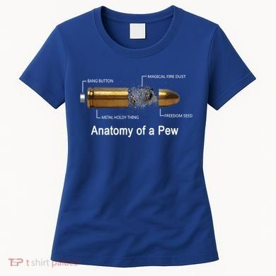 Anatomy Of A Pew Labeled Gift Women's T-Shirt