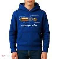 Anatomy Of A Pew Labeled Gift Kids Hoodie thumb 4