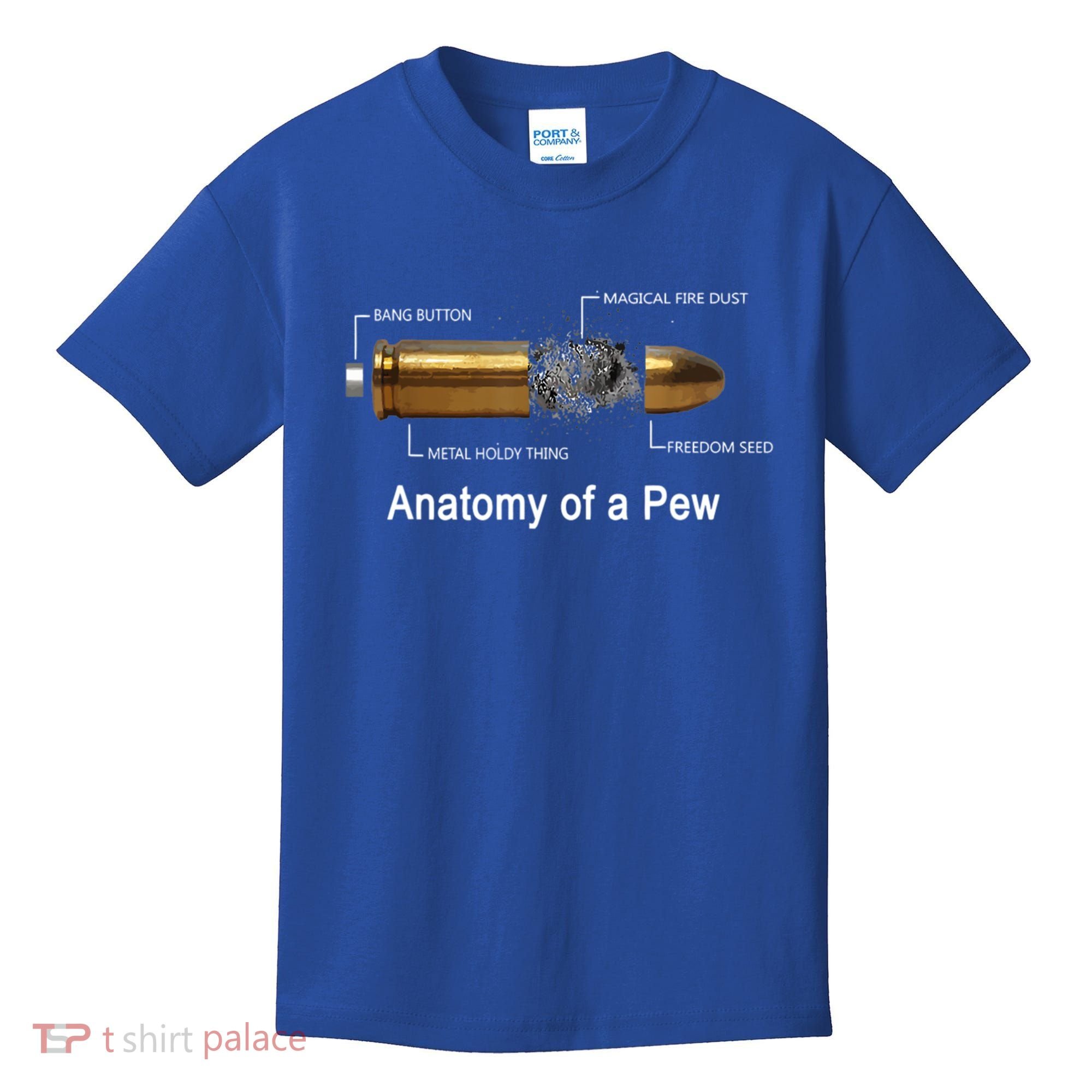 Anatomy Of A Pew Labeled Gift Kids T-Shirt