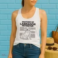 Anatomy Of A Labrador Retriever Funny Dog Owner Gifts Women's Tank Top thumb 2